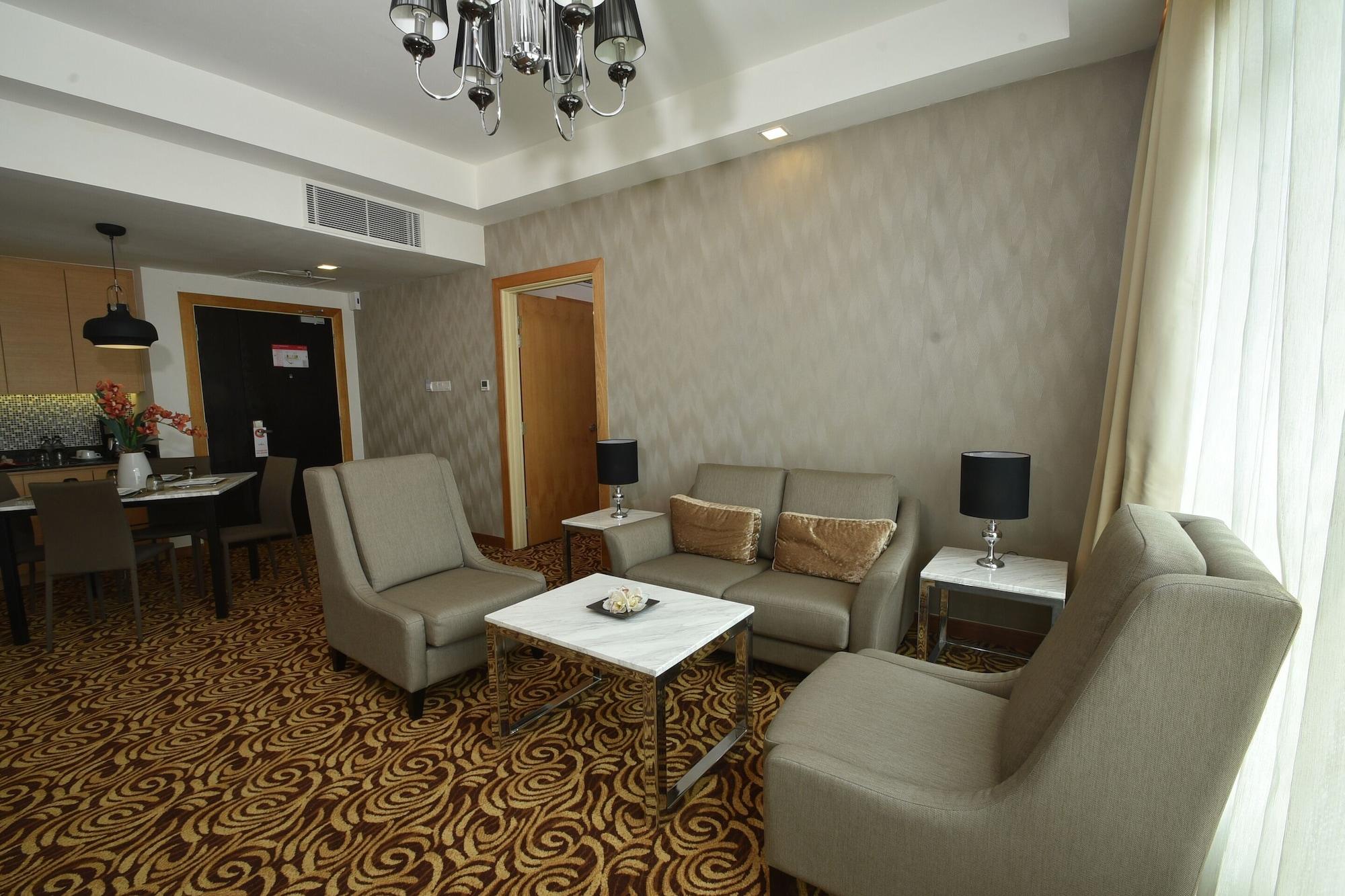 Tenera Hotel بانغي المظهر الخارجي الصورة A living room in a suite at the hotel